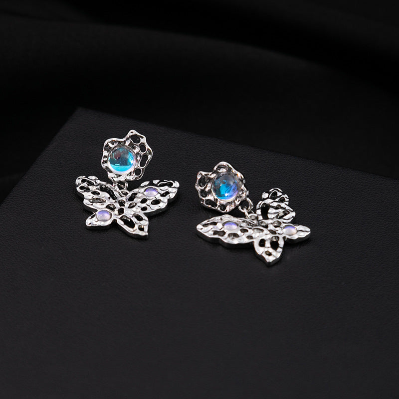 Alloy hollow butterfly earrings (Minimo de Compra 2) MIC-MDD071