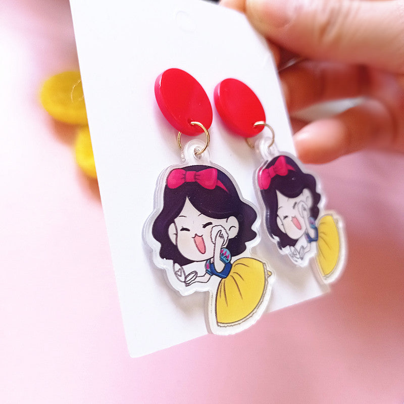 Acrylic cartoon cute earrings (Minimo de Compra 2) MYA-BXX018