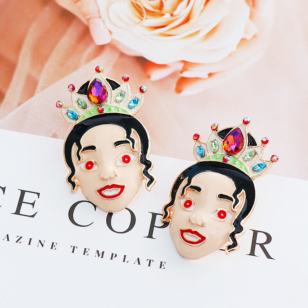 Alloy cartoon cute earrings MYA-JuJ020