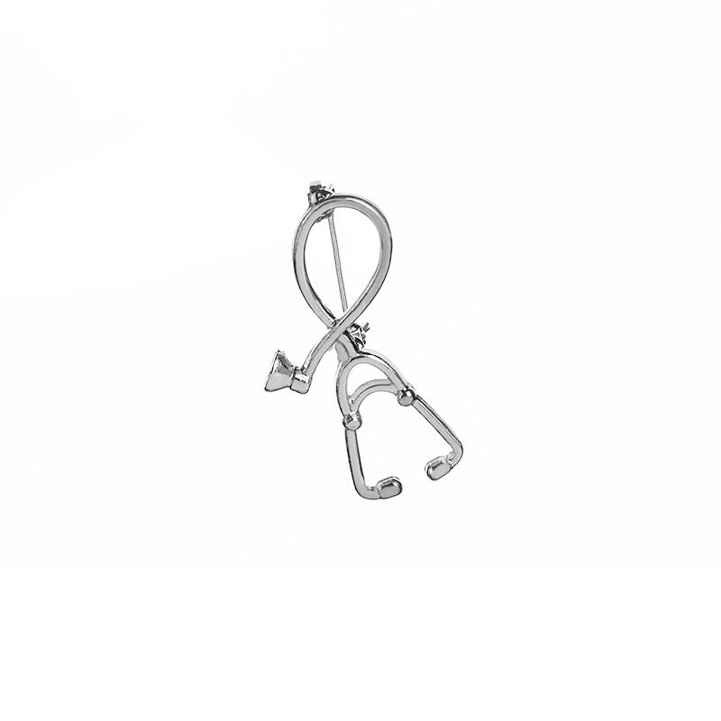 Alloy stethoscope brooch (Minimo de compra 2) MIC-ZhiJ009