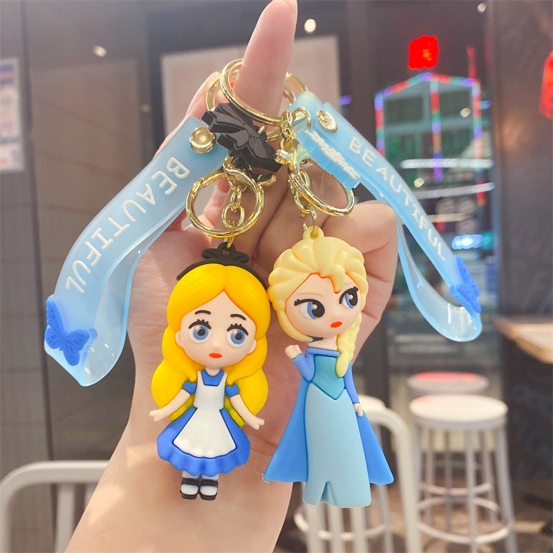 PVC lovely princess keychain （Minimo de compra 2） MYA-YouM004