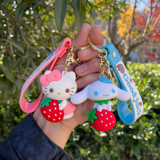 PVC strawberry animation keychainMinimo de compra 2 MIC-YaoP001