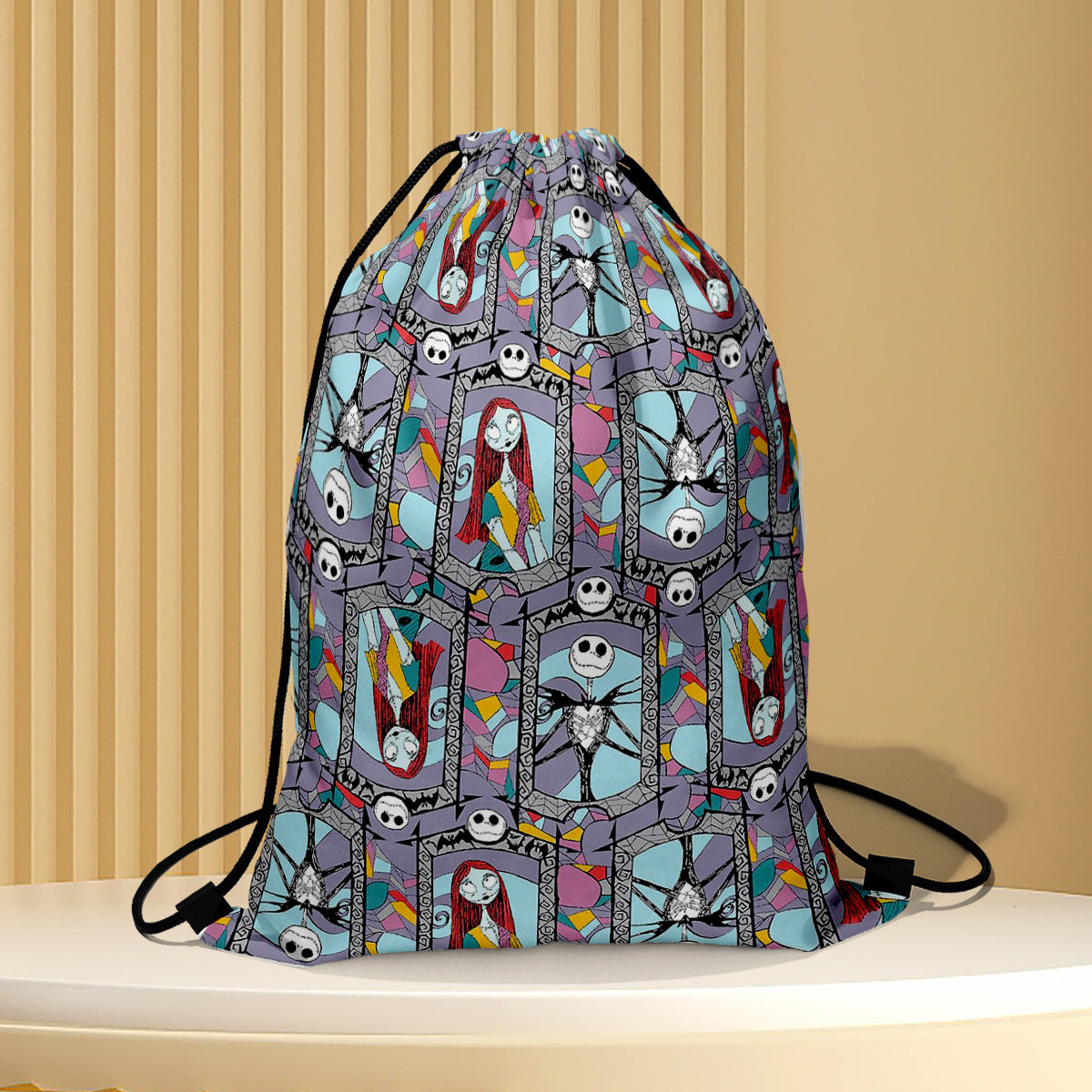 Polyester Halloween drawstring backpack (Minimo de Compra 2) MIC-QB006