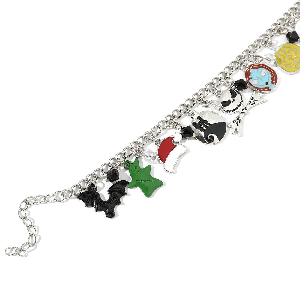 Alloy Christmas Horror Night Bracelet (Minimo de Compra 4) MYA-BoS001