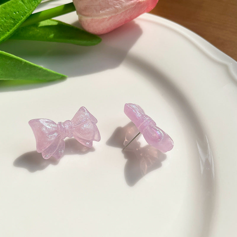 Resin bow ear clip (Minimo de Compra 2) MIC-TaoQ004