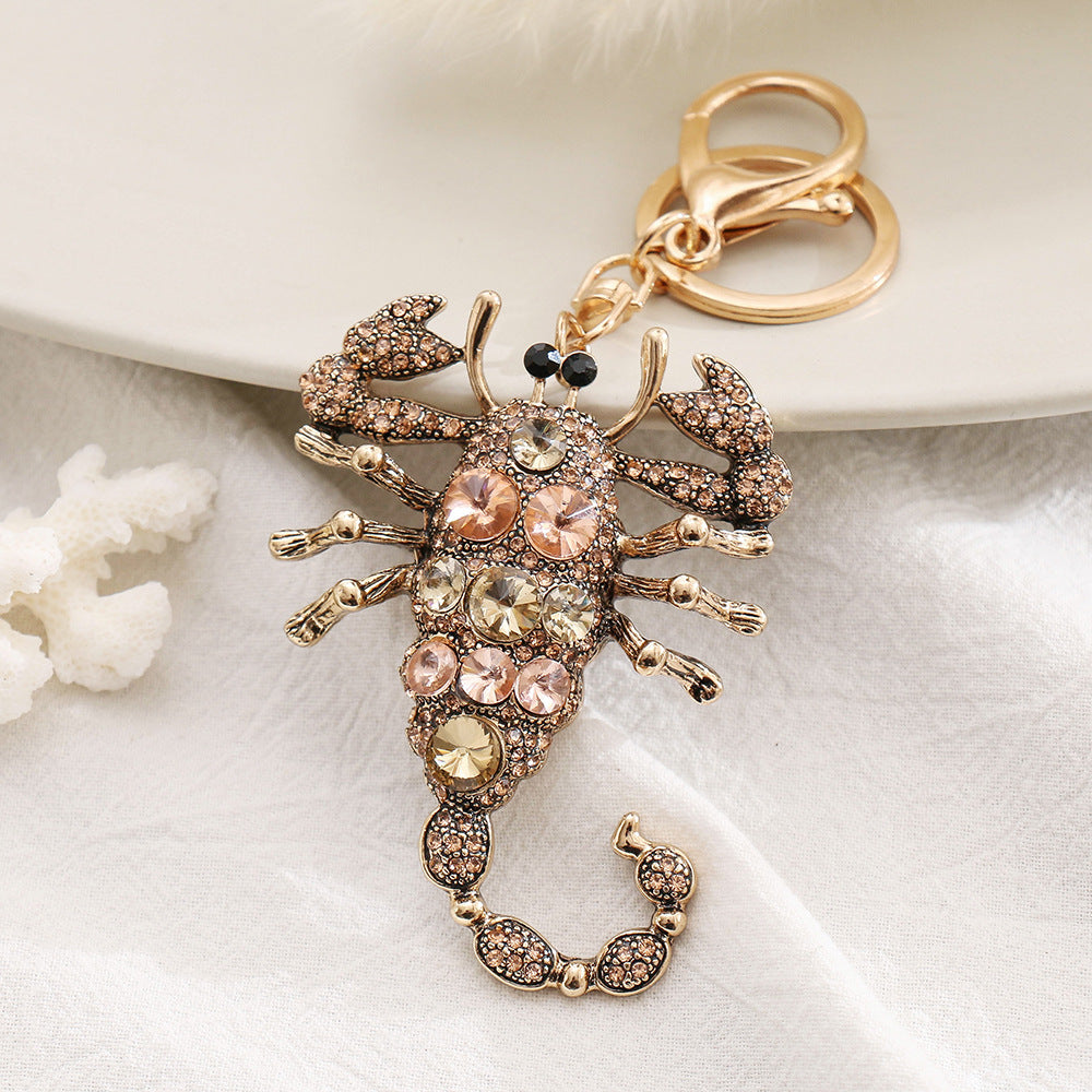 Hollow scorpion alloy keychain  (Minimo de compra 2) MIC-ChaoK004