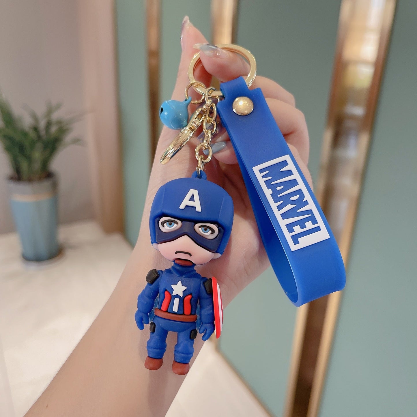 pvc silicone animation keychain （F) MIC-MRan006