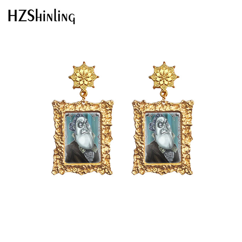 Alloy American Independence Day Earrings (Minimo de compra 5) MYA-XiangL060