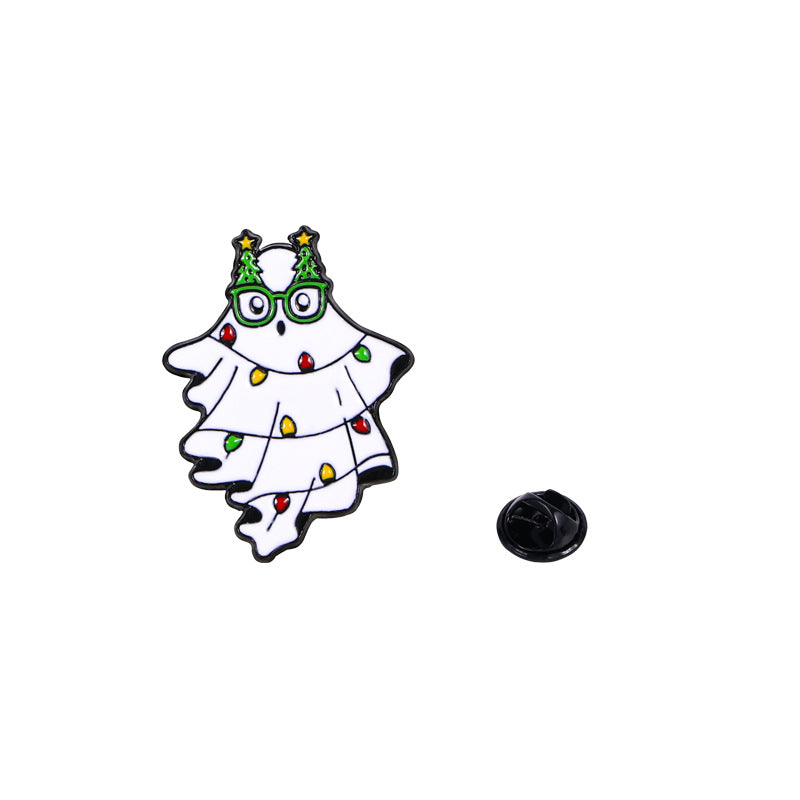 Alloy Christmas series cartoon brooch (Minimo de Compra 5) MIC-YiN019