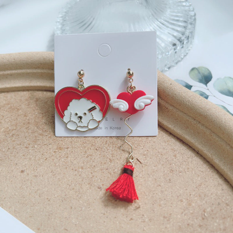 Alloy Dog Panda Rabbit Earrings MIC-FanQ021