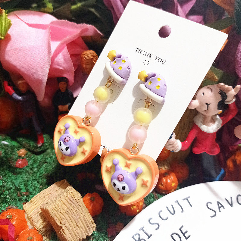 S925 Silver Pin Cartoon Dog Earrings MYA-XingJ026