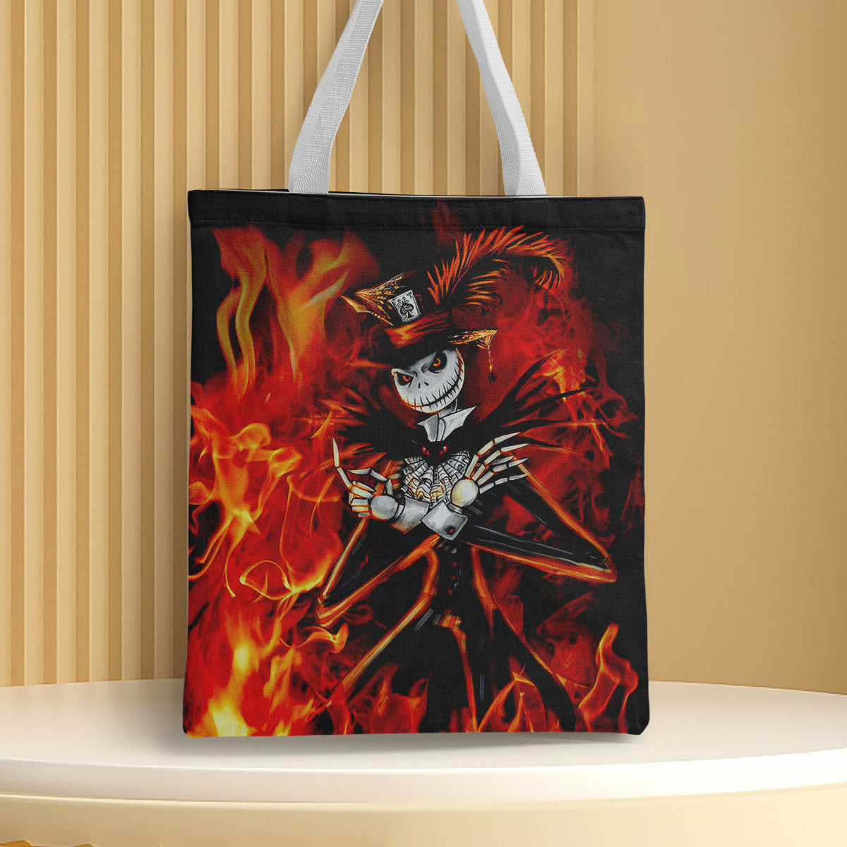 Polyester Halloween canvas shoulder bag (Minimo de Compra 2) MYA-QB010