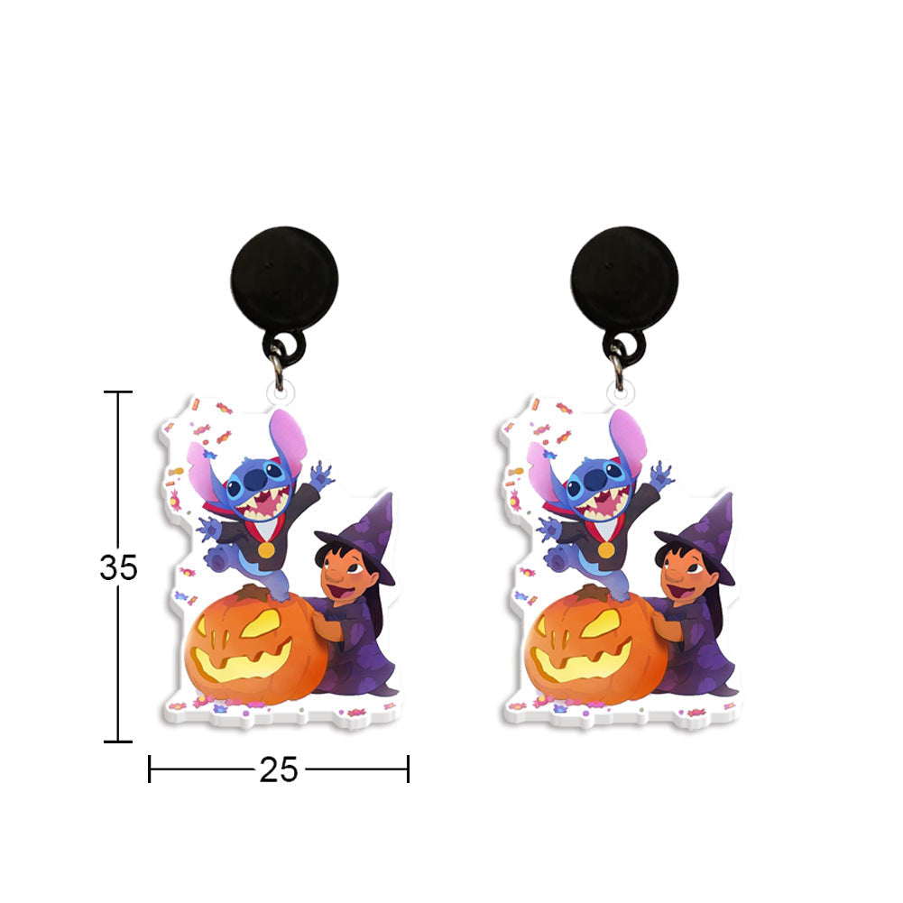 Alloy cartoon cute earrings (Minimo de Compra 2) MYA-ZhaoH001