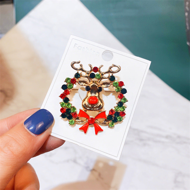 Alloy Santa Claus brooch (Minimo de compra 2) MYA-YiM044