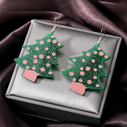 Alloy Christmas series earrings (Minimo de Compra 5) MIC-JueJ024