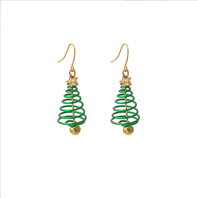 Alloy Christmas Snowman Earrings MIC-KaiQ041