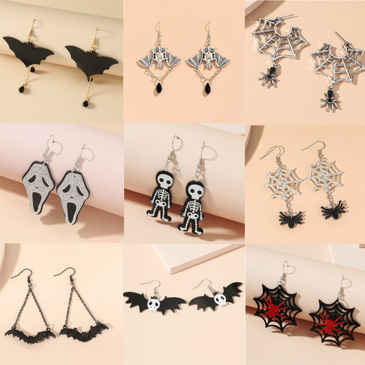 Acrylic New Halloween Collection Earrings (Minimo de compra 2) MYA-GanL036