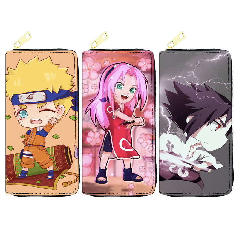 PU handsome anime long wallet (Minimo de compra 3) MIC-JiR010