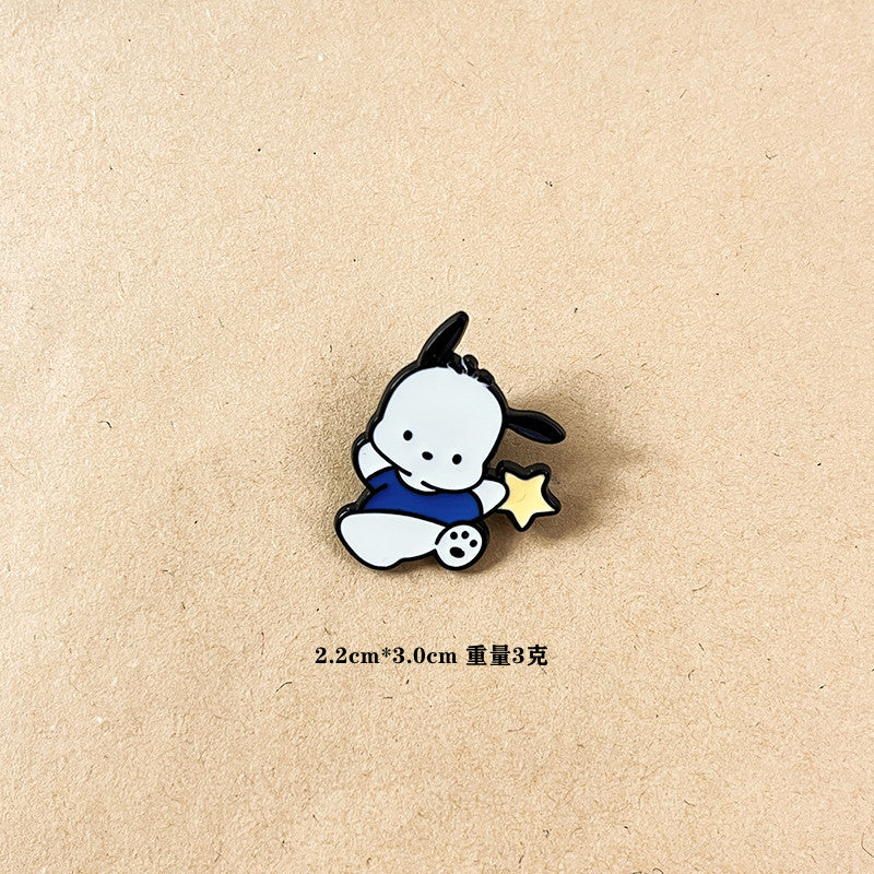 Alloy cartoon personalized brooch (Minimo de compra 6) MIC-ShengM017