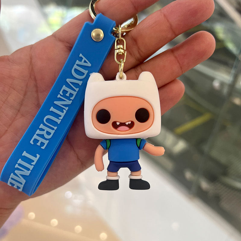 PVC Adventure Time Cartoon Keychain MIC-MiaoY074