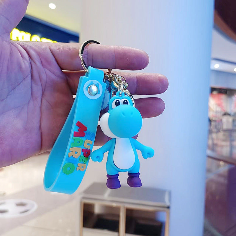 PVC cute colorful dinosaur keychain （Minimo de compra 3） MYA-YiC001