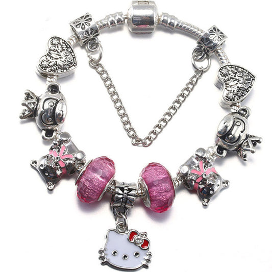 Alloy DIY Pandora Cartoon Bracelet MIC-LiY026