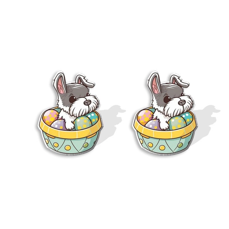 Alloy Easter Small Animal Earrings (Minimo de compra 5) MIC-XiangL066