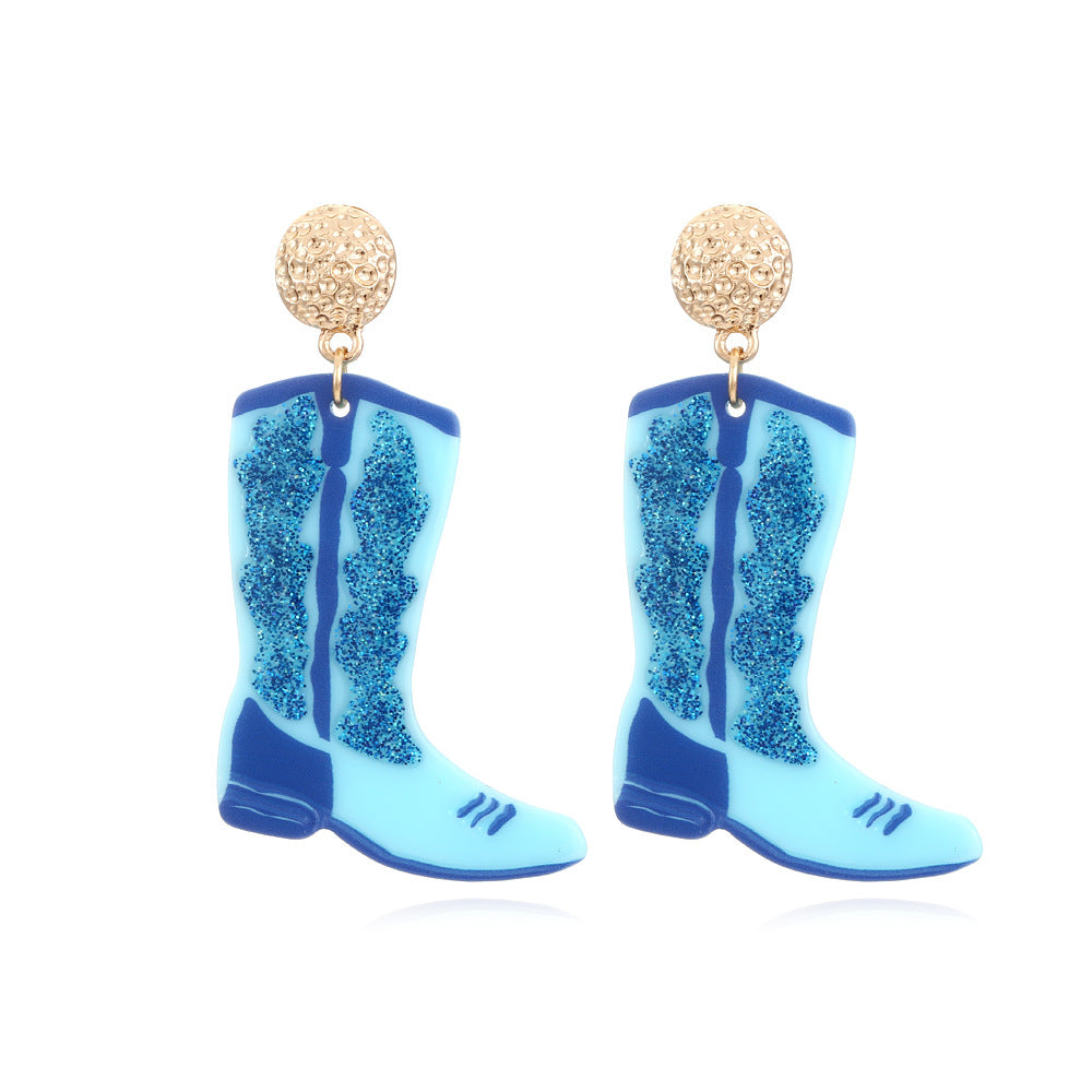 Alloy denim boots studs MIC-ManY020