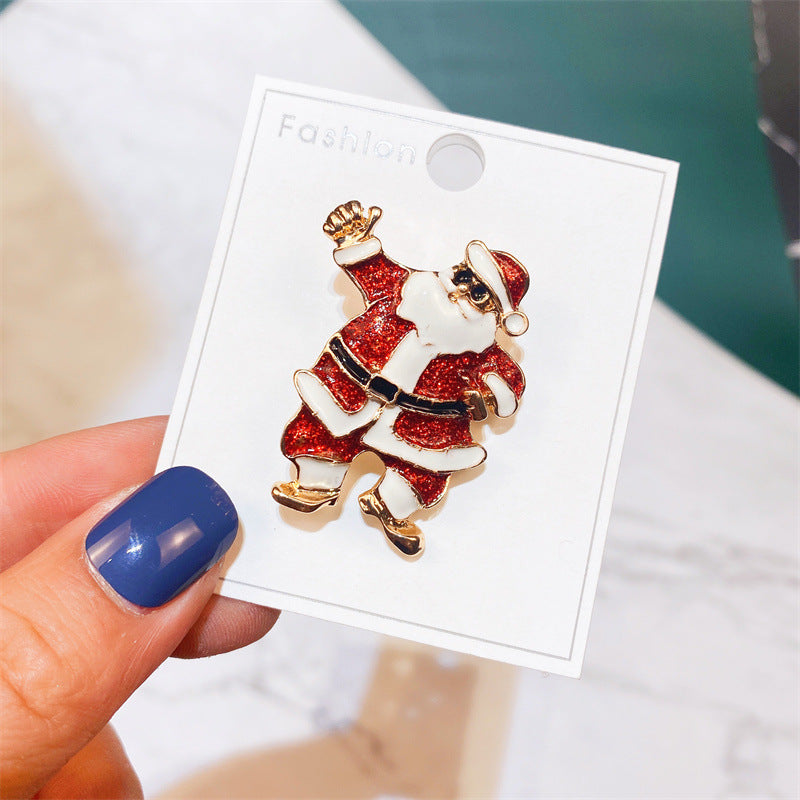 Alloy Santa Claus brooch (Minimo de compra 2) MYA-YiM044