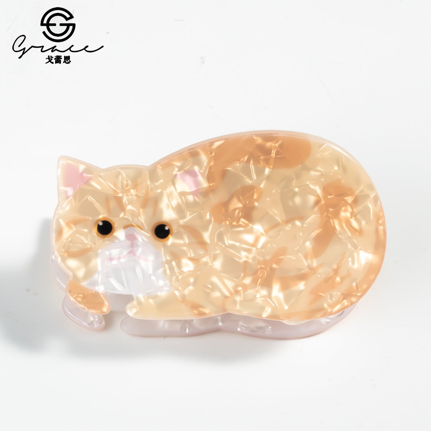 PVC cartoon cat hair clip MIC-GLS009