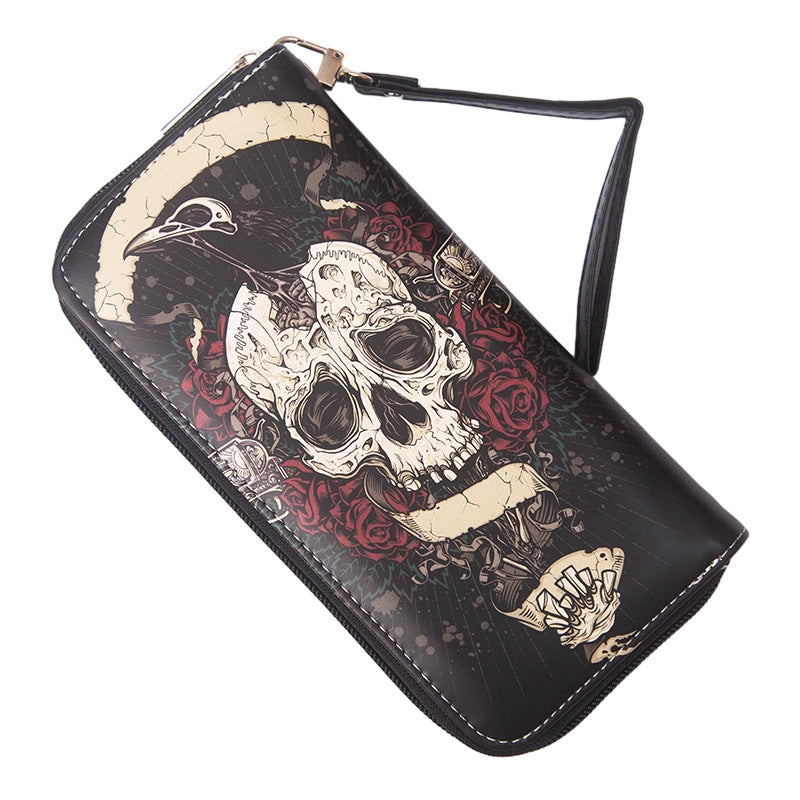 PU Funny Skull Wallet MIC-MaoM007