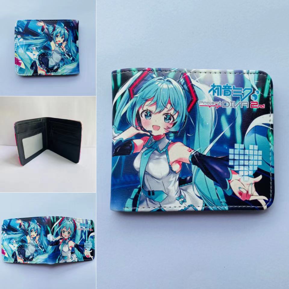 PU cartoon anime short zipper wallet MIC-ChangY008