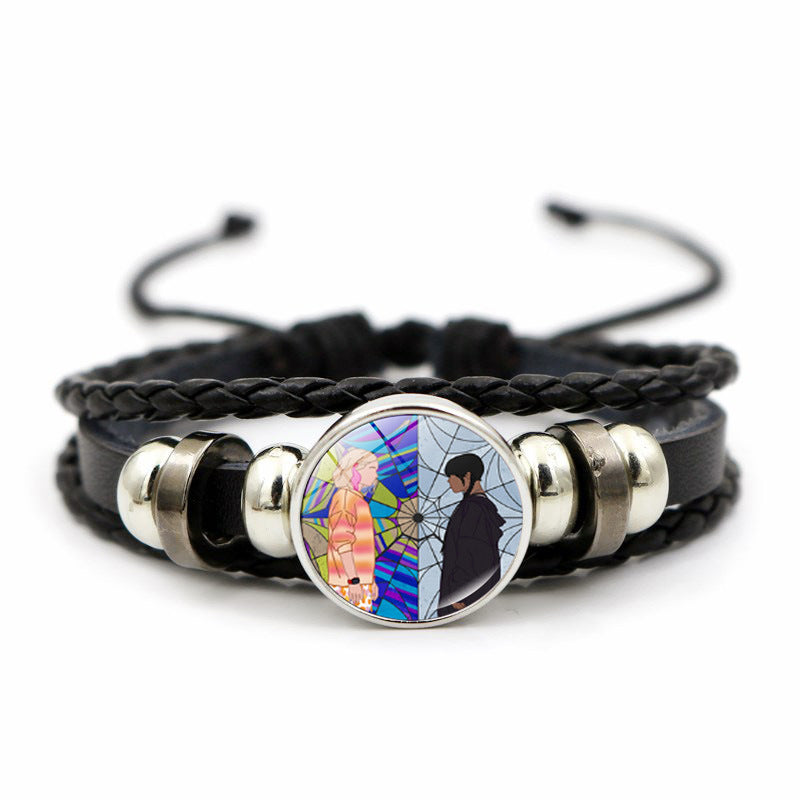 alloy vintage leather bracelets MIC-BT-JiaY007