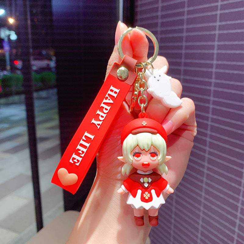 PVC cartoon Genshin Impact doll key ring MIC-OuS005