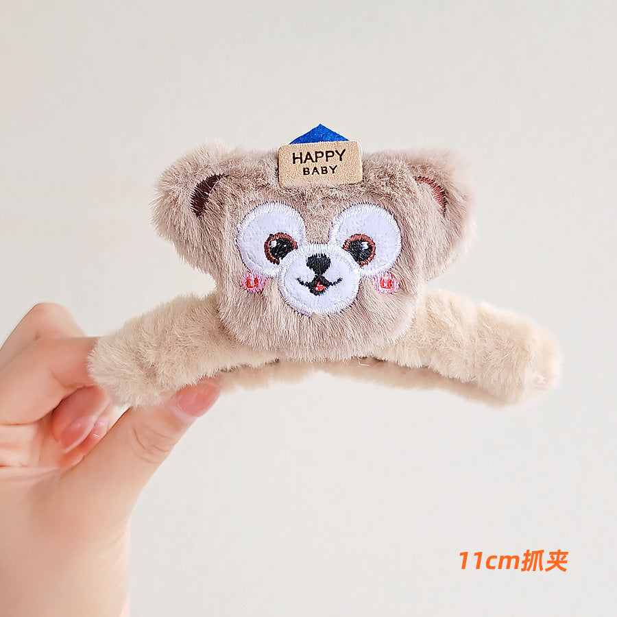 Plush cartoon cute hair clip MYA-WoD005