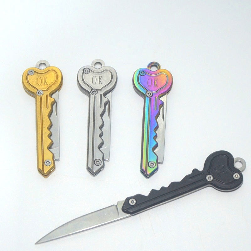 Keychains Steel Mini Key Multifunctional Folding KaB010