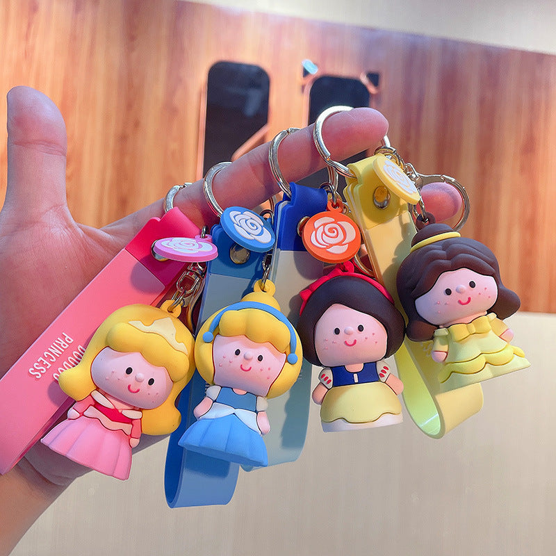 PVC Bean Princess Keychain MIC-JinG002