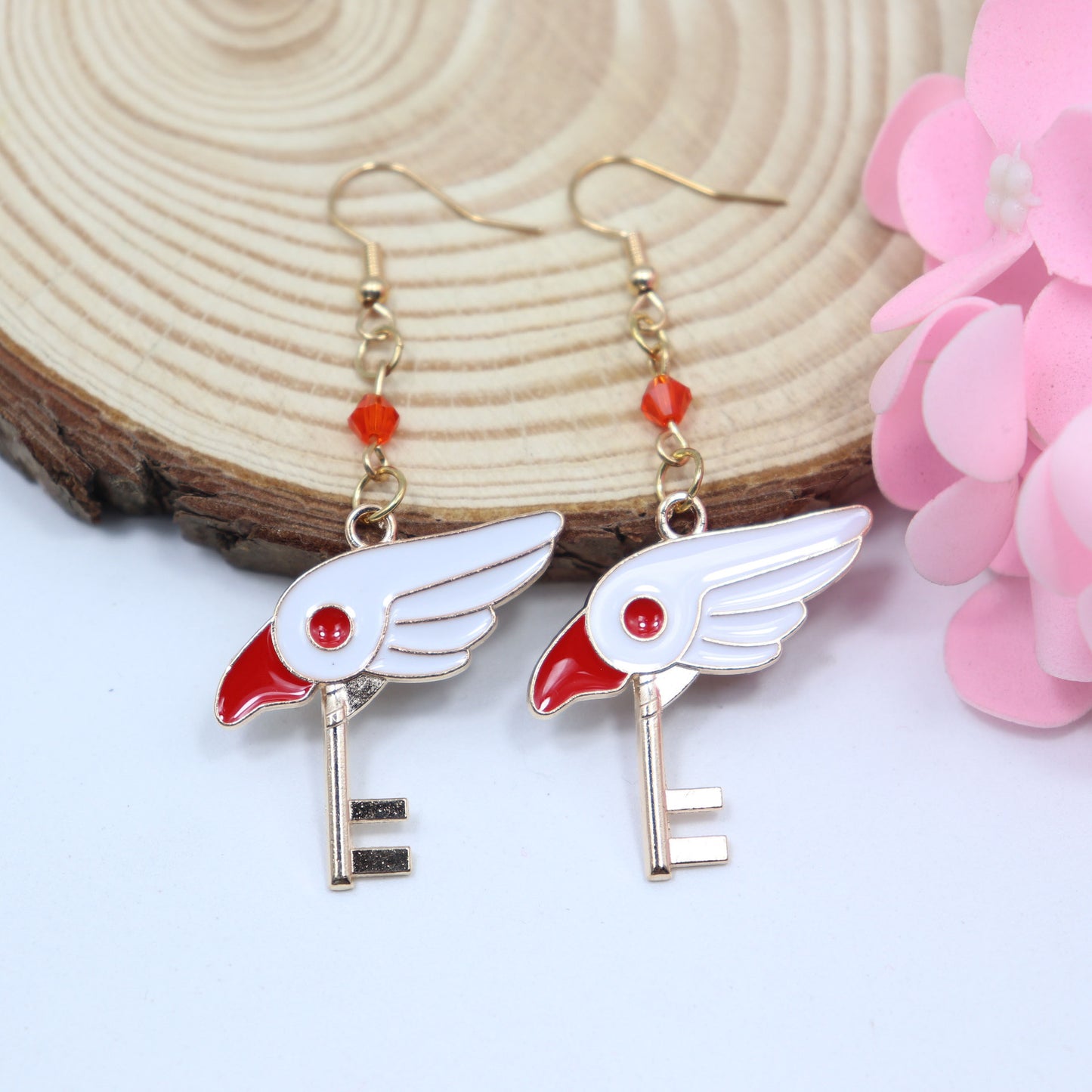 Alloy versatile cherry blossom earrings (Minimo de Compra 2) MIC-XuXin001