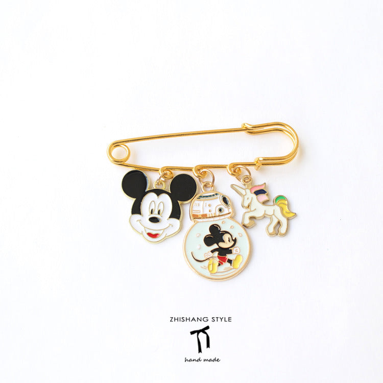 Alloy minimalist accessory personalized brooch (Minimo de Compra 2) MIC-ShangS018