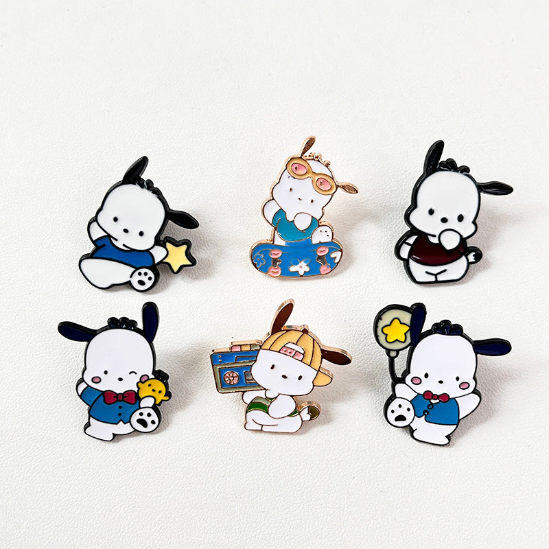 Alloy cartoon personalized brooch (Minimo de compra 6) MIC-ShengM017