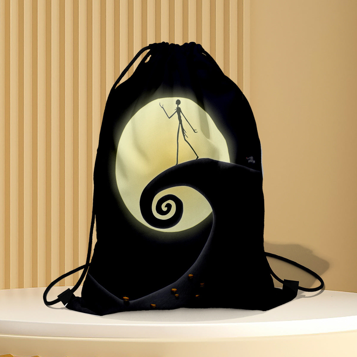 Polyester Halloween drawstring backpack (Minimo de Compra 2) MIC-QB006