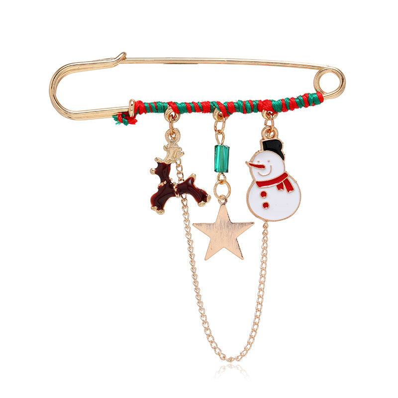 Alloy New Christmas Series brooch (Minimo de Compra 2) MIC-ZuanL020