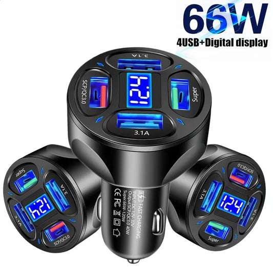 4USB digital display in carMYA-GSY004