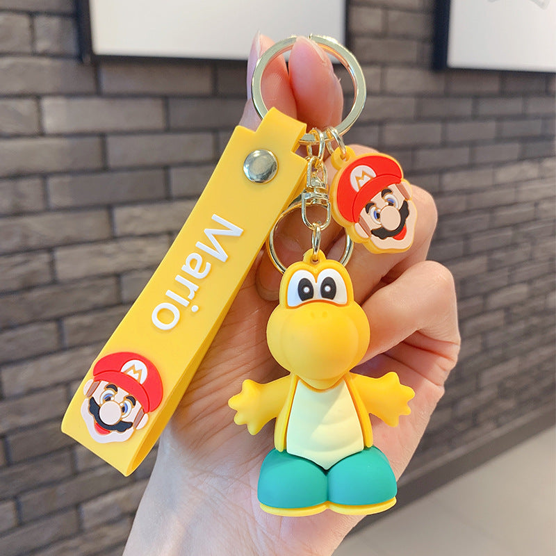 Wholesale Keychains Hardware PVC Cartoon Figure Mario(M) OShi033