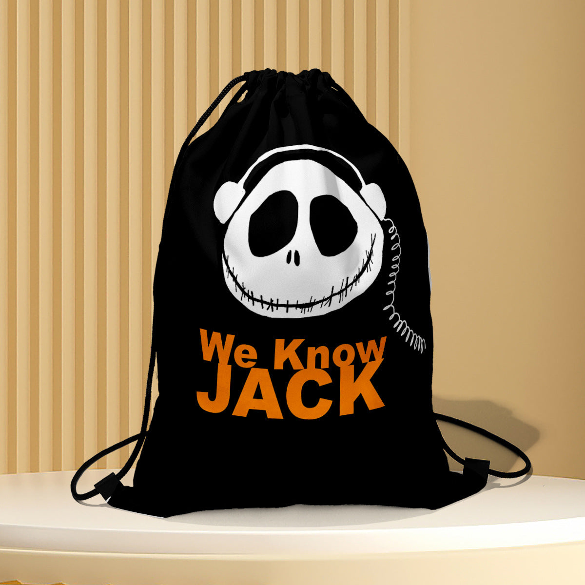 Polyester Halloween drawstring backpack (Minimo de Compra 2) MIC-QB006