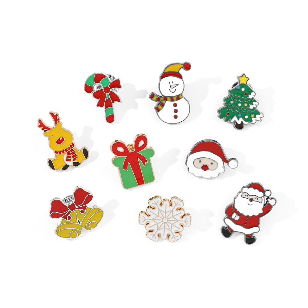 Alloy Christmas creative brooch (Minimo de Compra 2) MIC-HaoY009