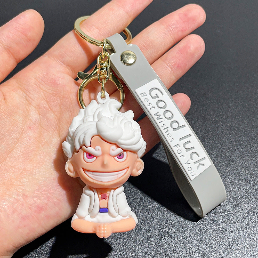 PVC New Luffy Cartoon Keychain  MYA-QiC021