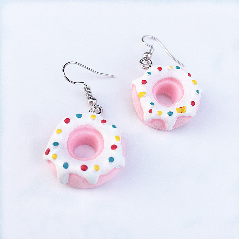 Acrylic New Donut Earrings (Minimo de Compra 2) MIC-ChouT037