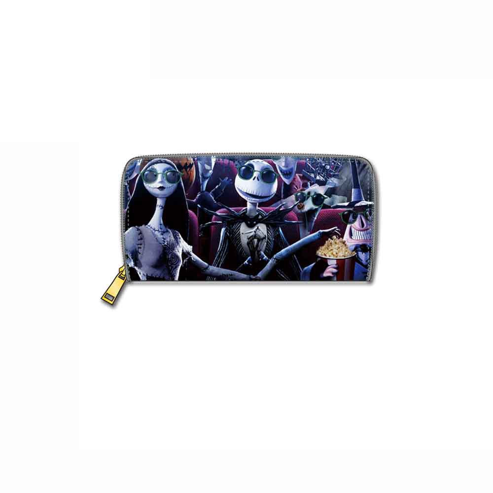 Wallet PU Skull Print Zipper Minimo de compra 3 (M) Dengxin010