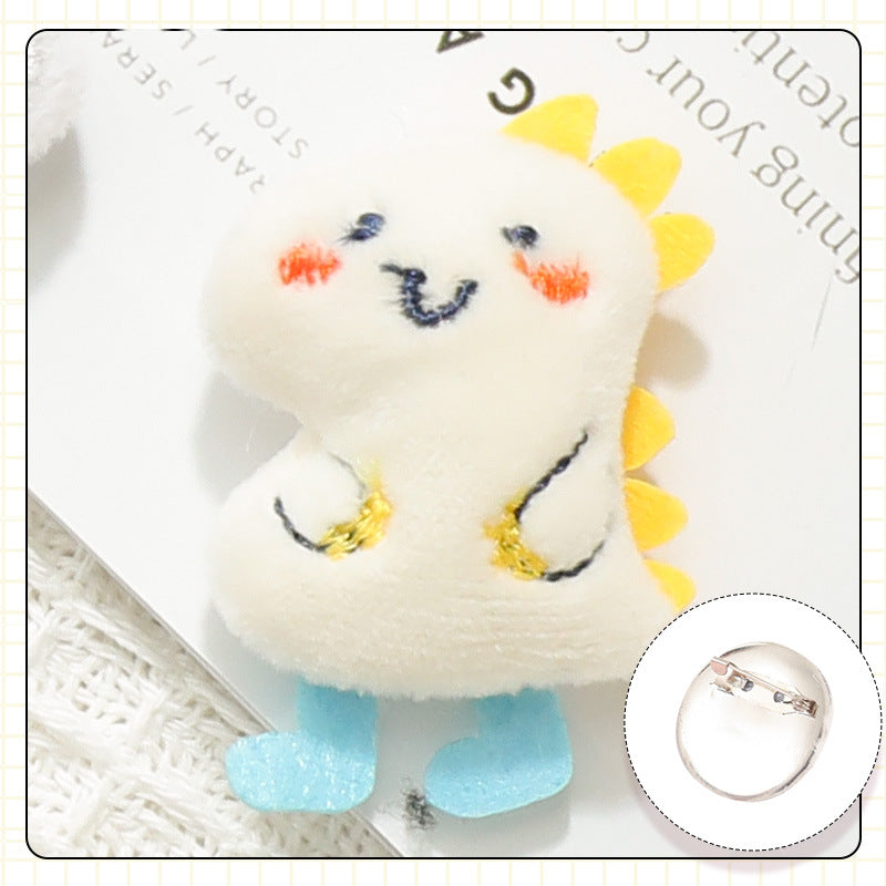 Plush cartoon cute brooch MYA-ZhanY005